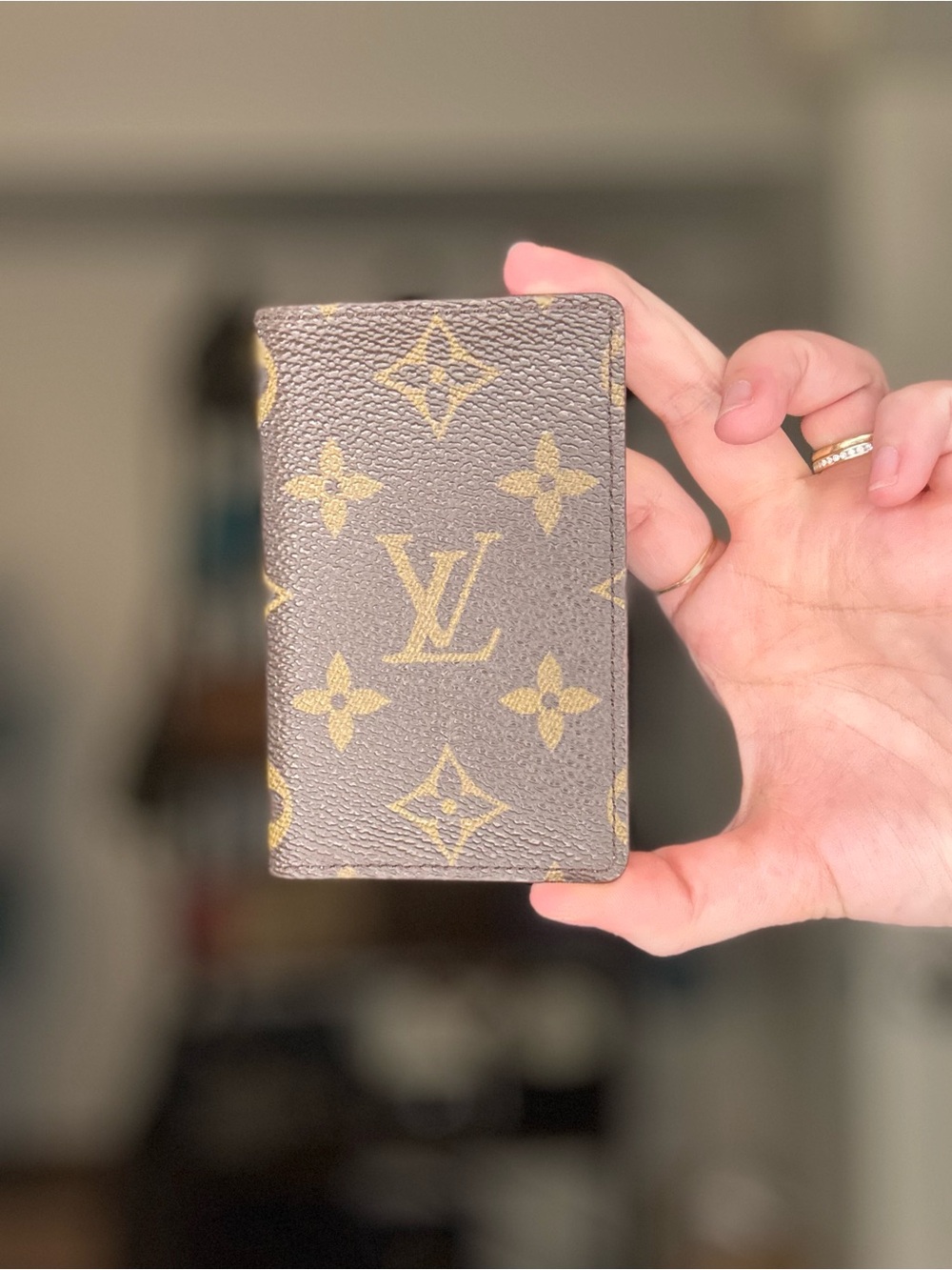 Louis Vuitton Monogram Canvas, Leather Interior Card Holder | QUICK LIST